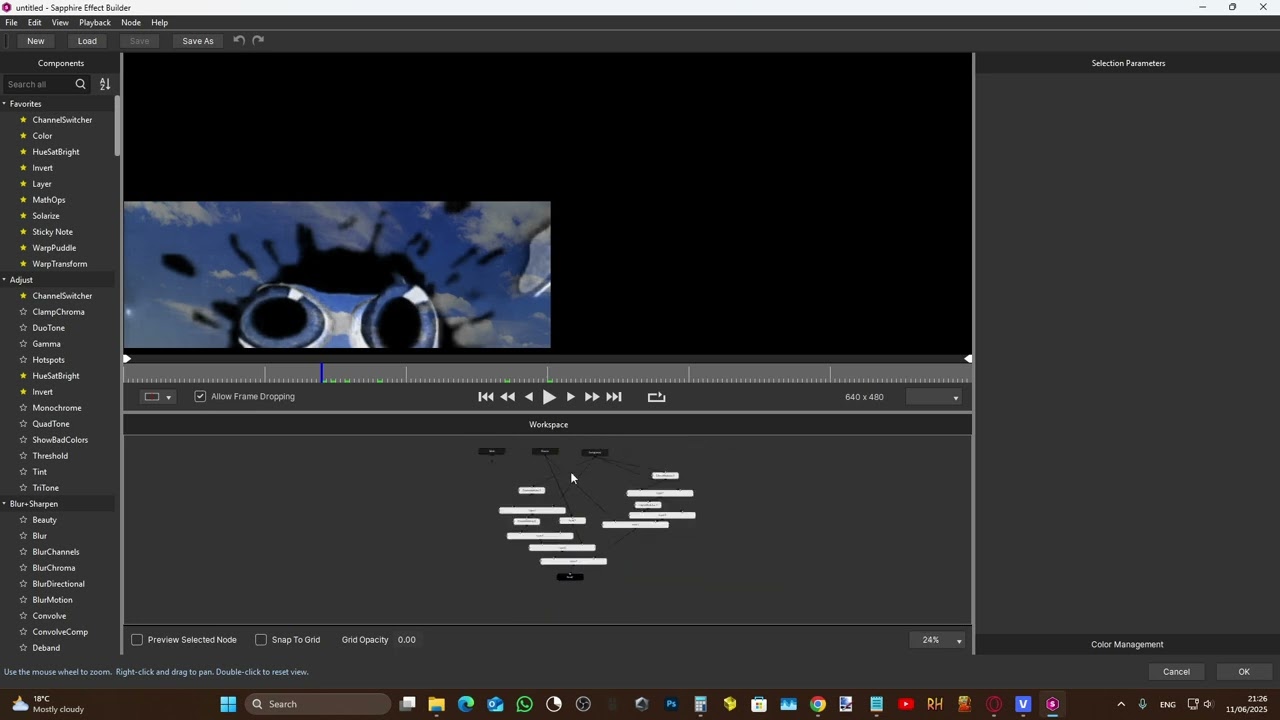 how to make windows movie maker hue with any image using s_effect