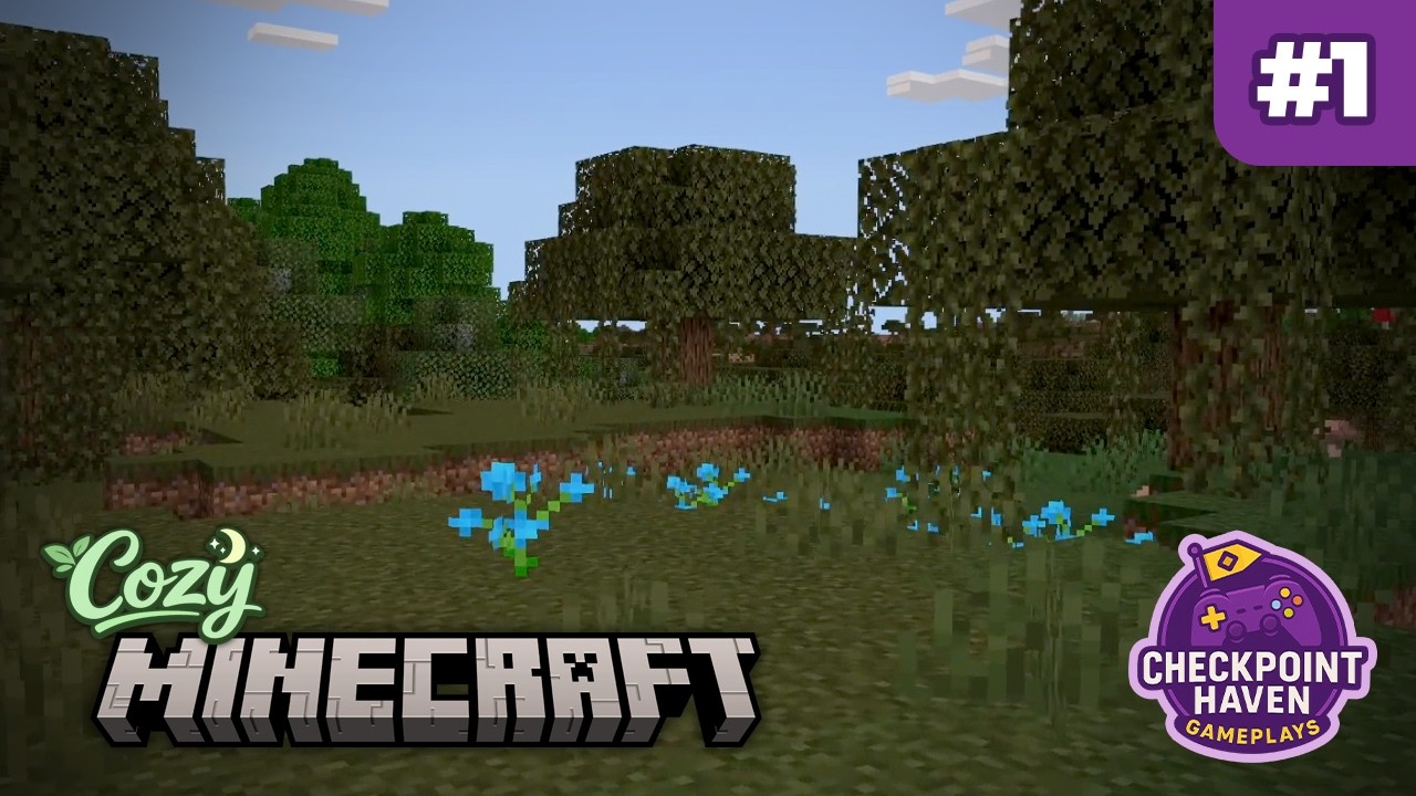 Cozy Minecraft | Paseo tranquilo para desconectar y relajarte #1 | Gameplay sin comentarios
