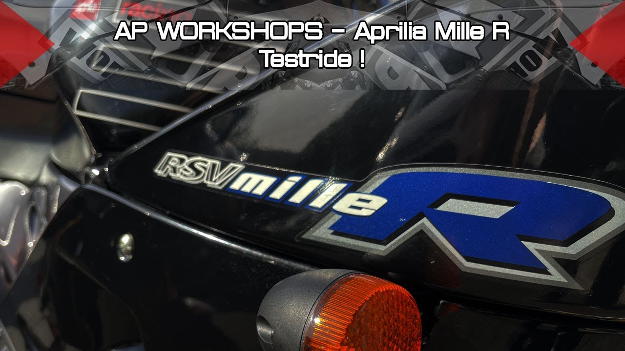 AP workshops - Quick Test Ride on an Aprilia RSV Mille R