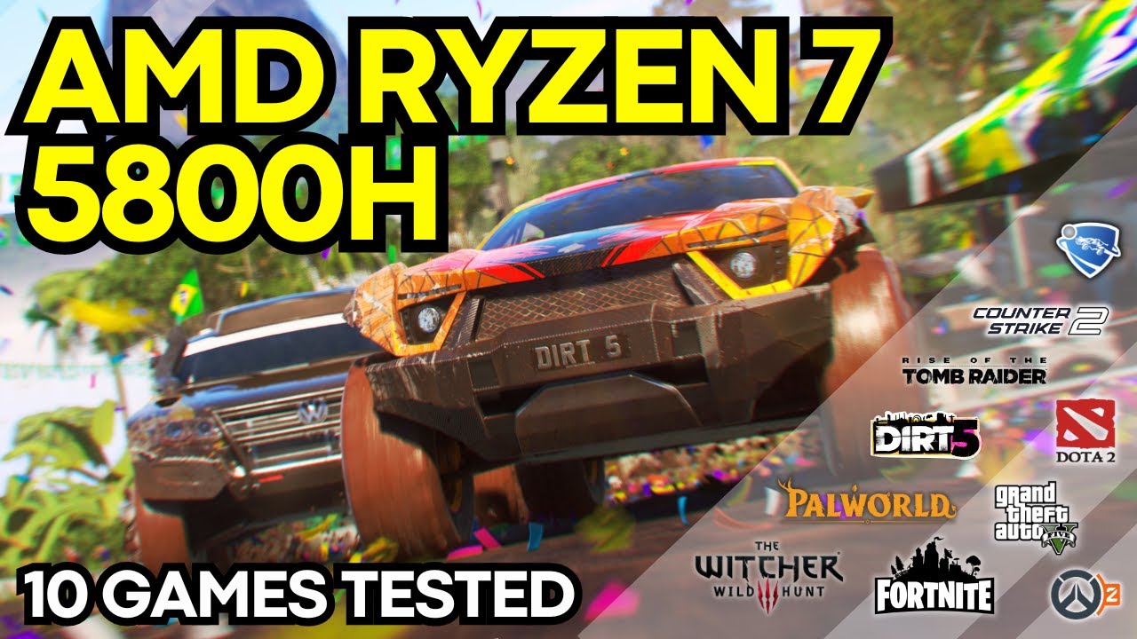 AMD Ryzen 7 5800H Gameplay Benchmarks [10 Games Tested]