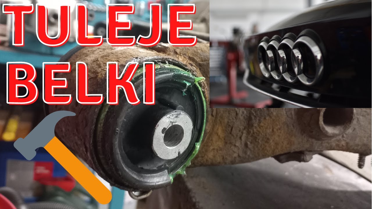 #61 Tuleje tylnej belki WYMIANA Audi A3 8L | Moto-Sherlock.PL | Pomoc drogowa Gdynia Rumia Wejherowo