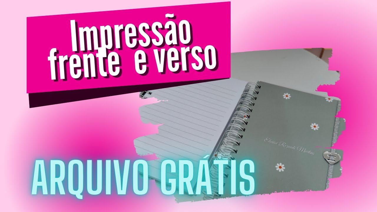 Como imprimir miolo de caderno tamanho A5 frente e verso ( Arquivo grátis)
