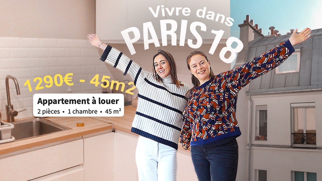 45m2 pour 1290€ à PARIS 18ème! (rangement, avis quartier + accro au skincare)