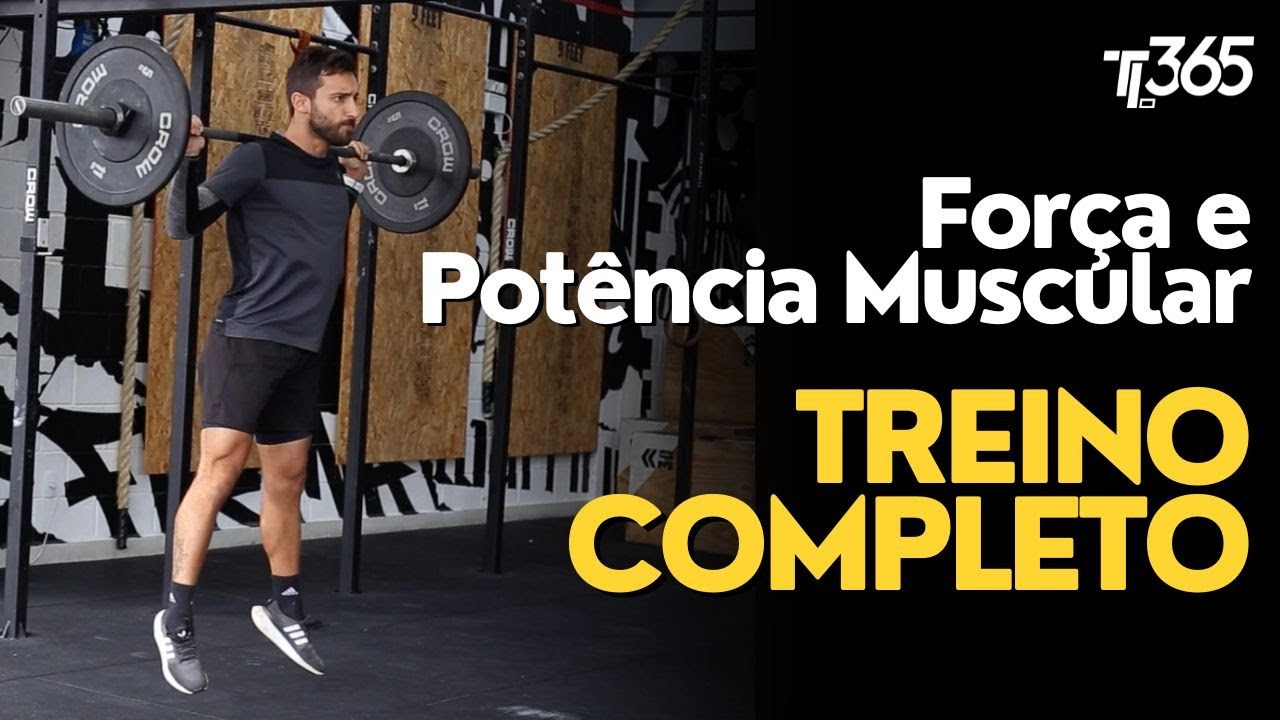 Força e Potência Muscular no Esporte + Treino COMPLETO
