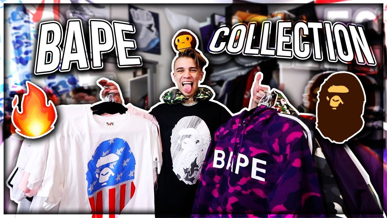 MY ENTIRE BAPE COLLECTION!! (CLOTHES/ACCESSORIES)