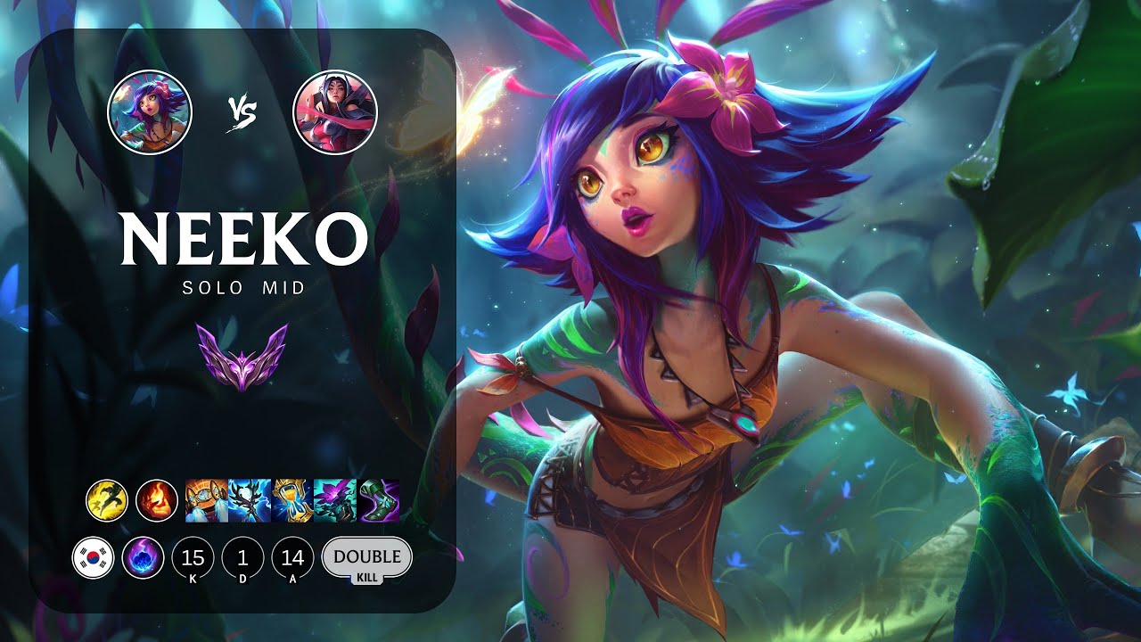 Neeko Mid vs Irelia - KR Master Patch 14.1