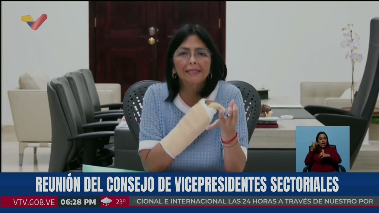 Delcy Rodríguez sobre ataques informáticos durante elecciones presidenciales, 5 agosto 2024