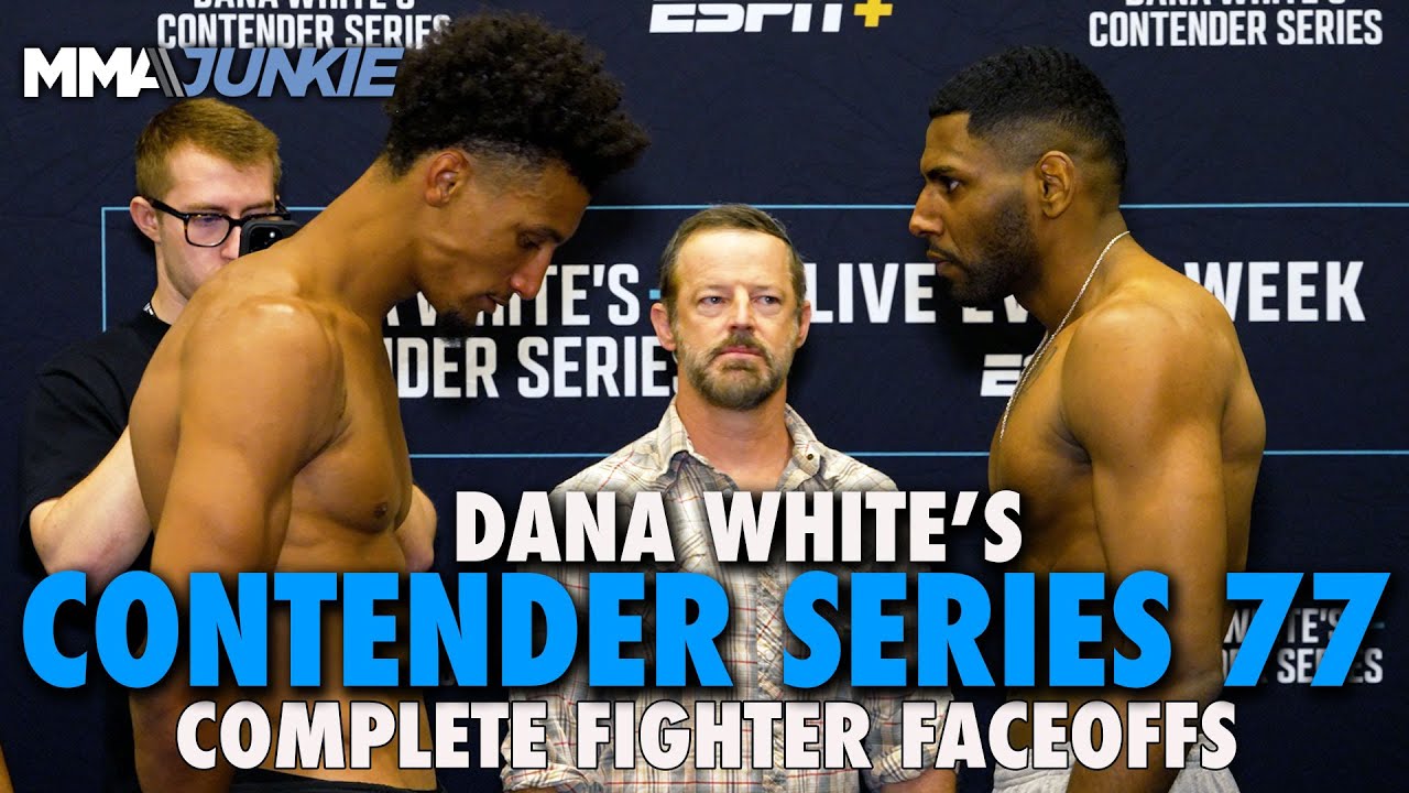 Dana White's Contender Series 77 full card faceoffs for Season 9 debut