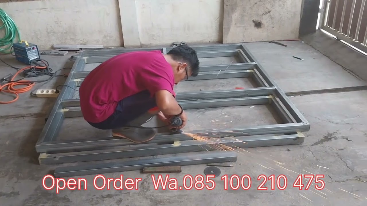 Canopy sleding otomatis buka tutup dengan remot