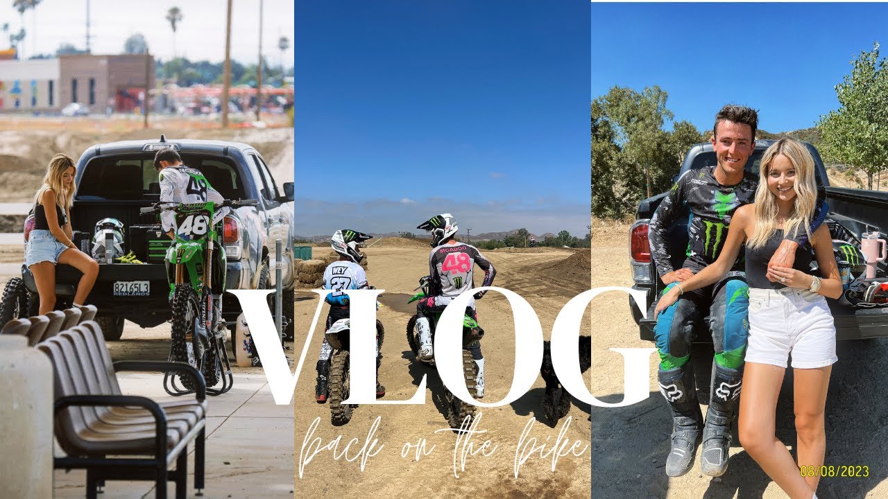 VLOG: Camerons first week back on the bike & week in the life of a pro motocross racers wife