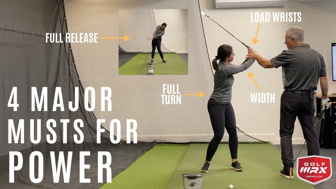 EFFORTLESS POWER in GOLF SWING REQUIRES 4 ELEMENTS- Savy and Shawn-GOLF WRX