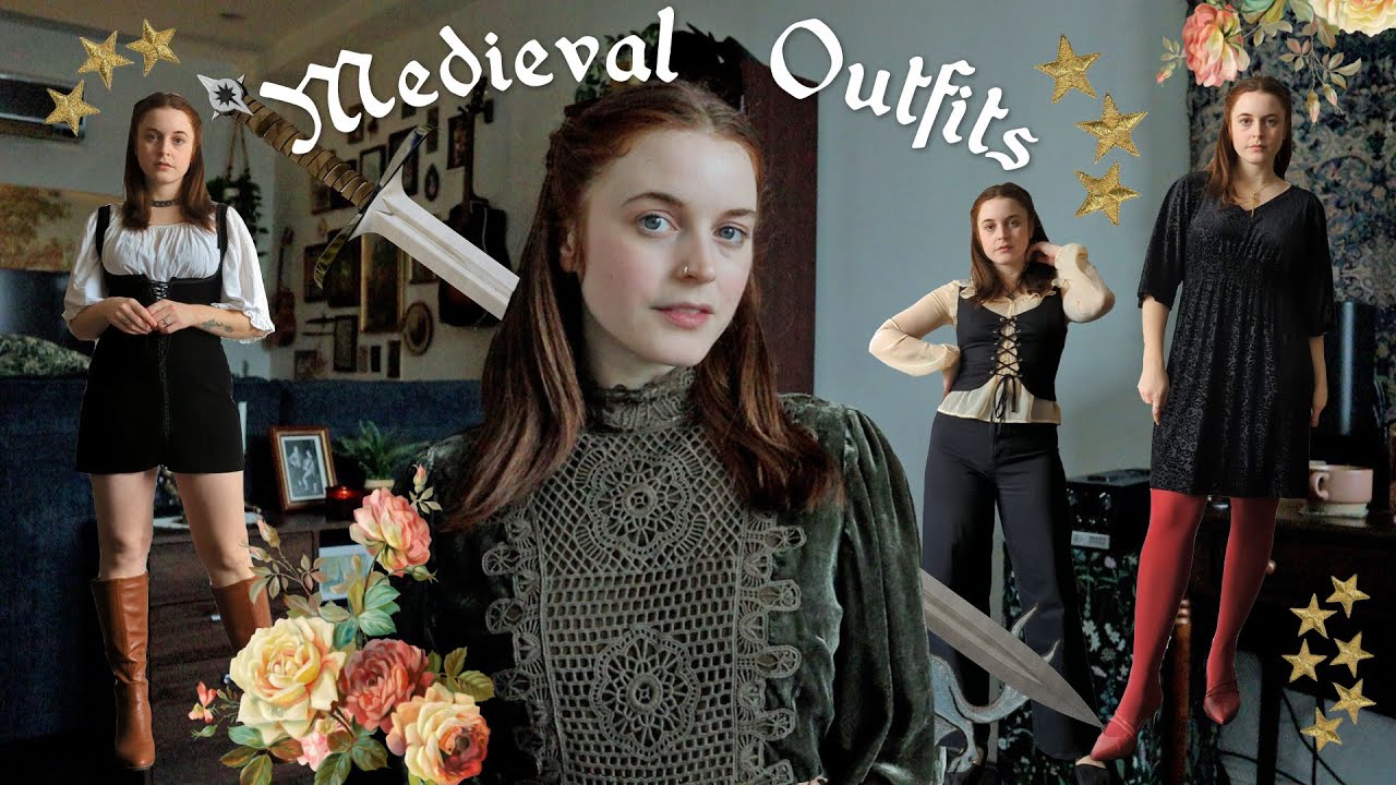 How to style Medieval-core Outfits // casual, thrifted