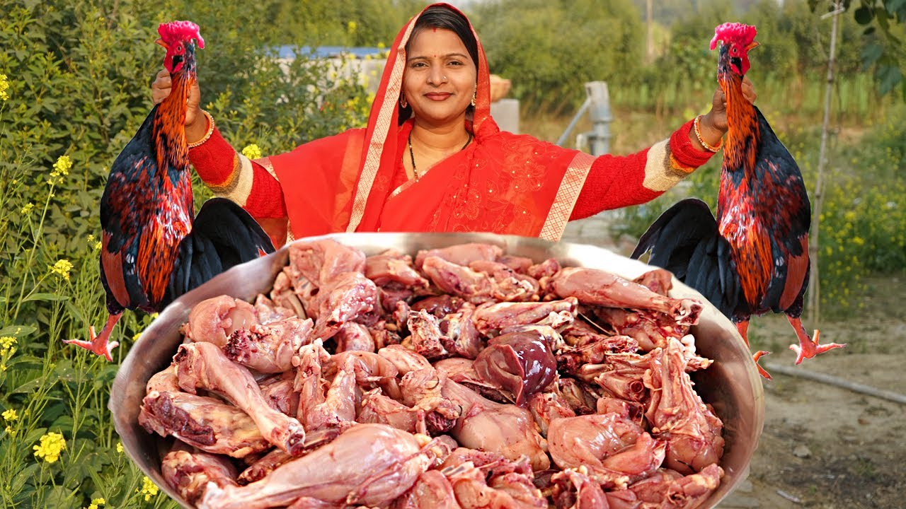 VILLAGE CHICKEN CURRY RECIPE By Anishka | Yummy Chicken Curry cooking in Village | Country Chicken