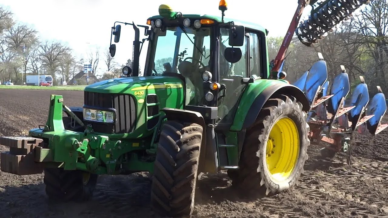 Ploughing | John Deere 6430 Premium + Kverneland | Versteeg | 2016