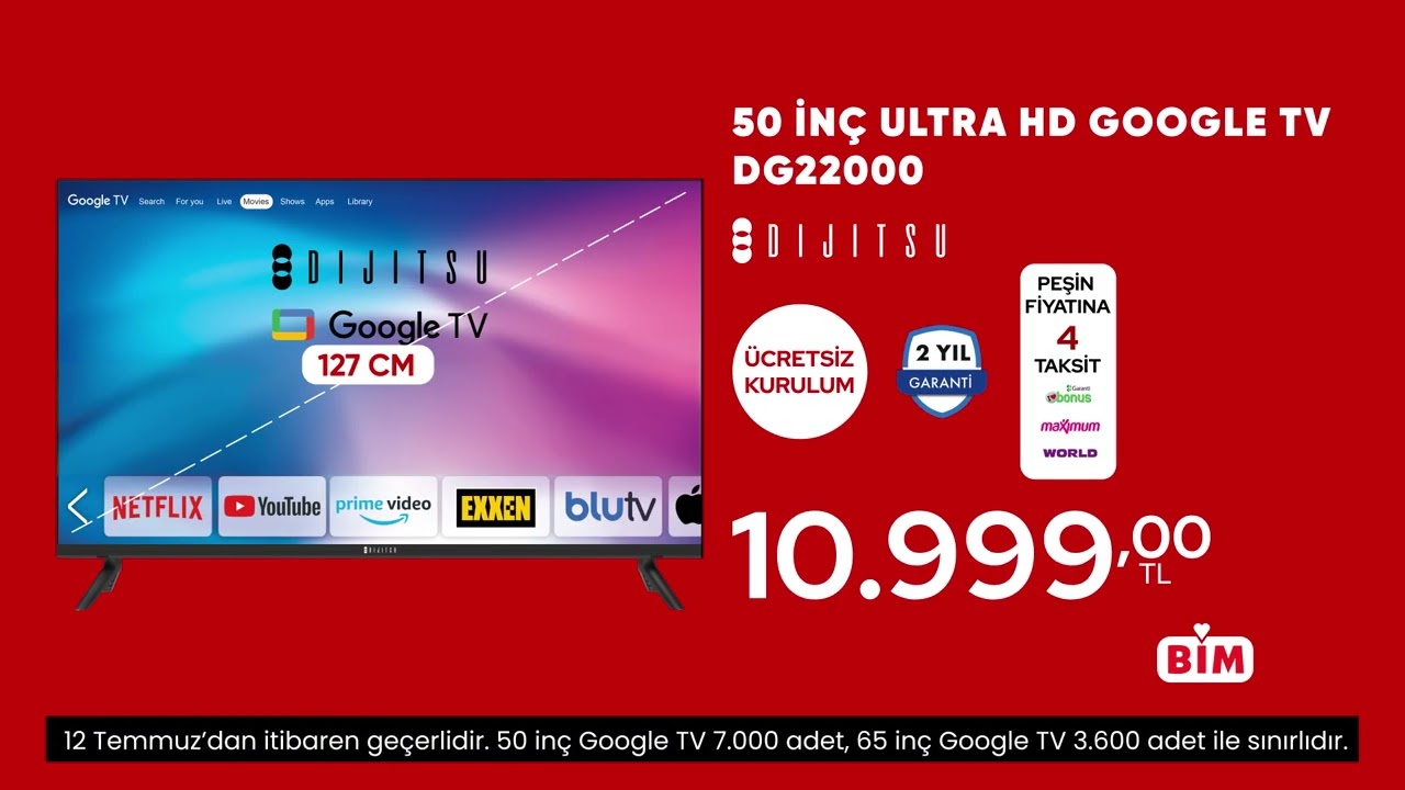 12 Temmuz | Dijitsu Televizyon | BİM