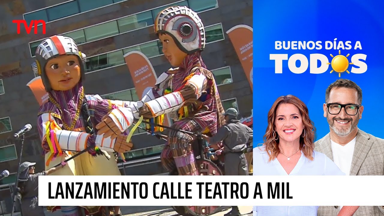 El gigante y los niños Wara Wara dan inicio a las actividades del Festival Teatro a Mil | BDAT