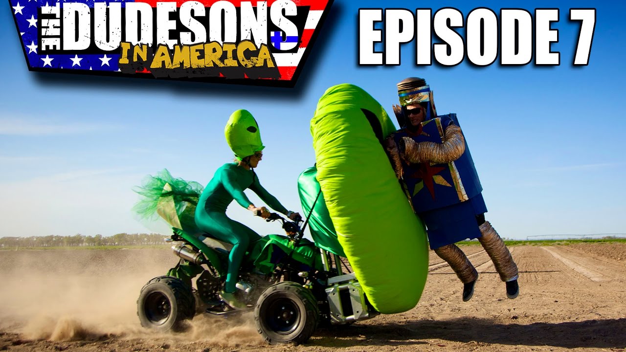 ROBOTS VS ALIENS - Dudesons In America Episode 7