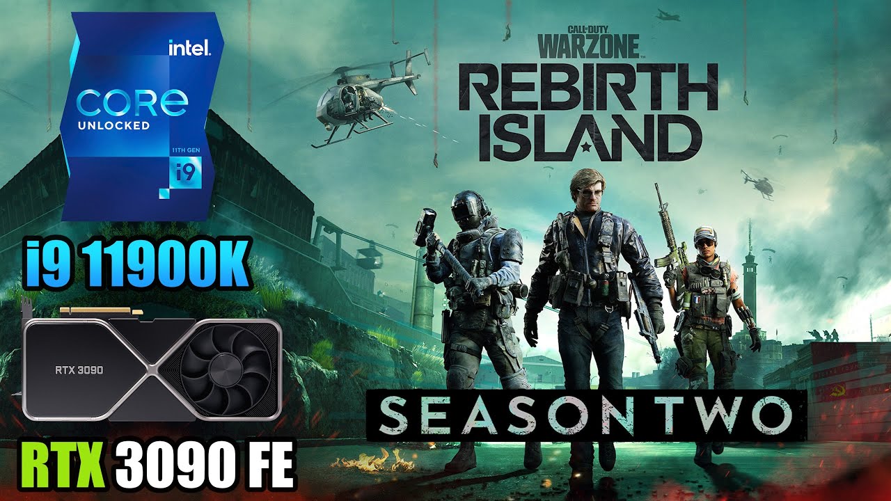 CoD: Warzone - Rebirth Island - RTX 3090 + i9 11900K - 1080p 1440p 4K - High/Low Settings - Season 2