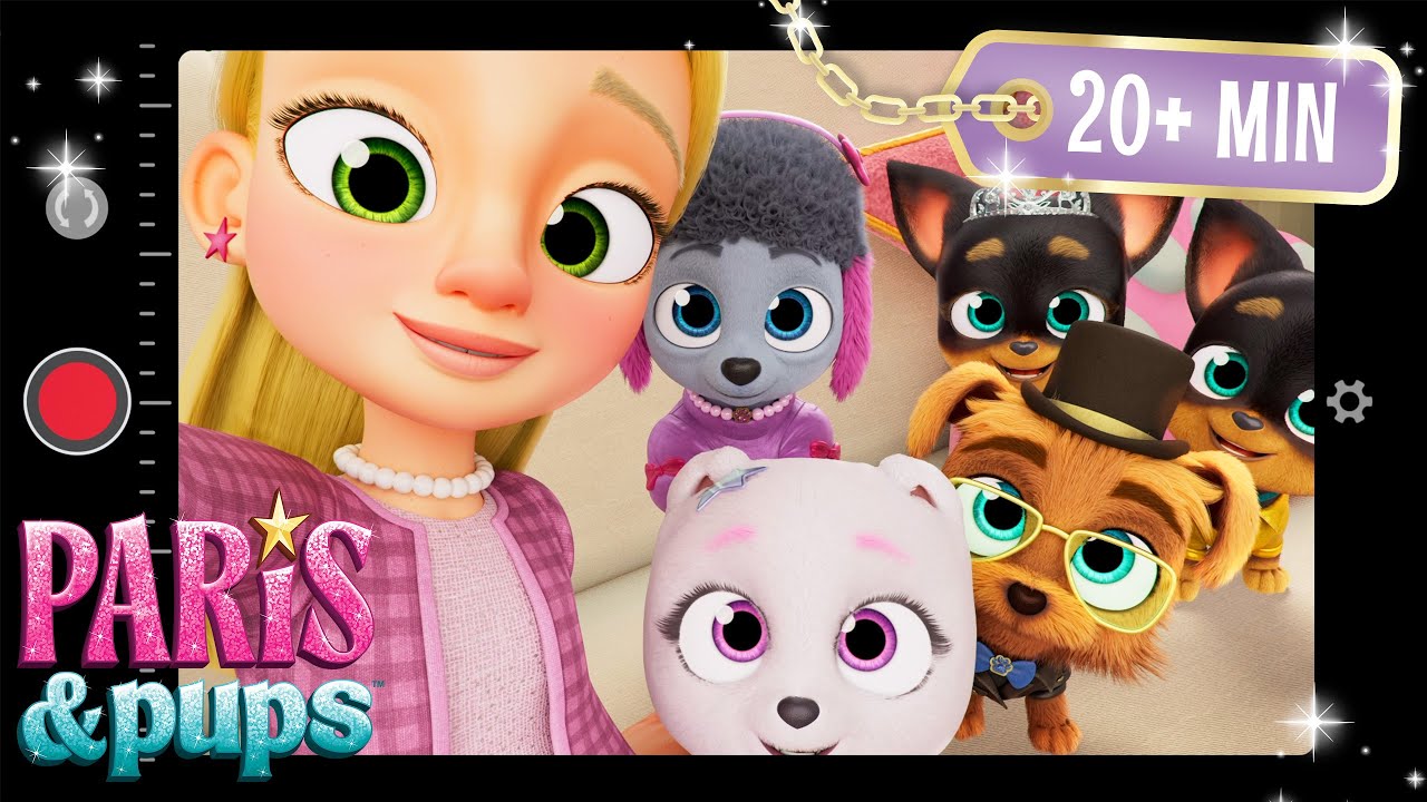 Loves it! Sliving with Paris Star and Her Cute Dogs 🎧 Cartoons for Kids 🐶 