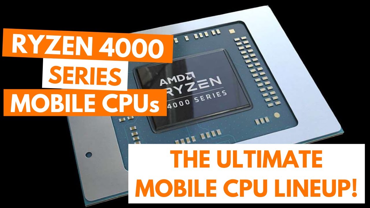 The Ryzen 4000 series of mobile CPUs are the BEST!... Here's why.