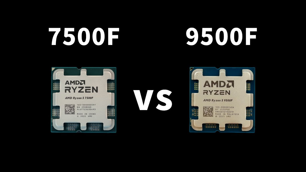 7500F VS 9500F：新入门CPU有多大提升？值得升级吗？