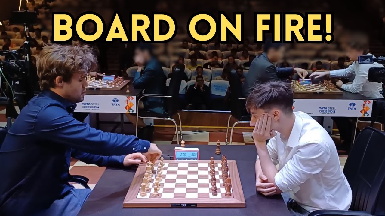 The Crazy Magnus Carlsen vs Daniil Dubov Clash