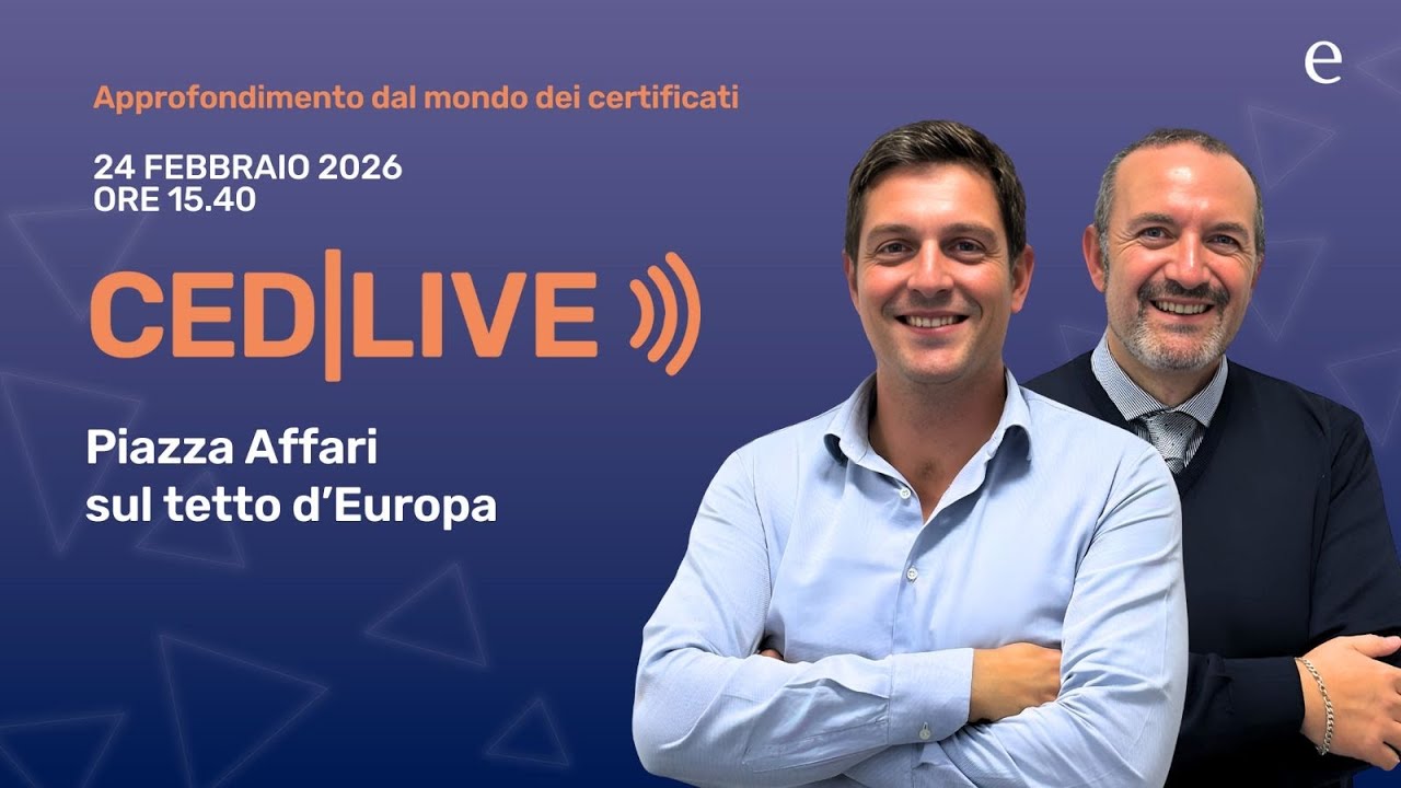 PIAZZA AFFARI SUL TETTO D’EUROPA