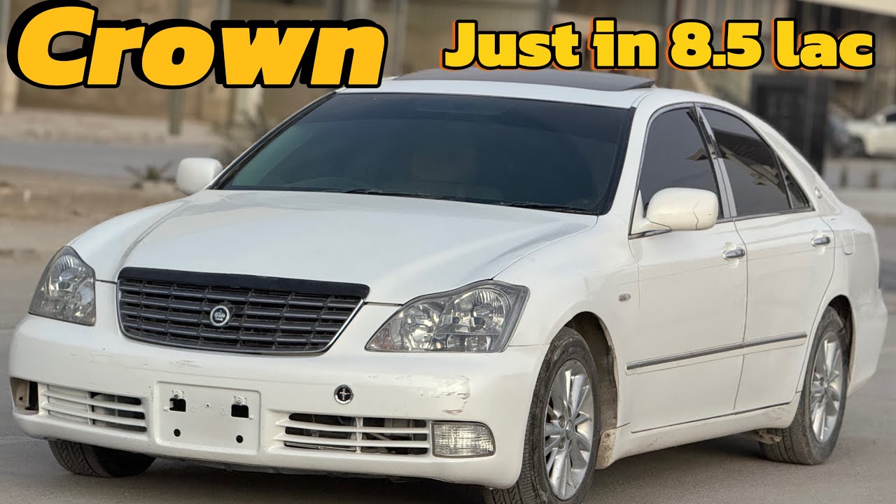 Non custom paid TOYOTA Crown 👑 Royal saloon 3.0 (2005) just in 8.5 lac | delivery all Pakistan 