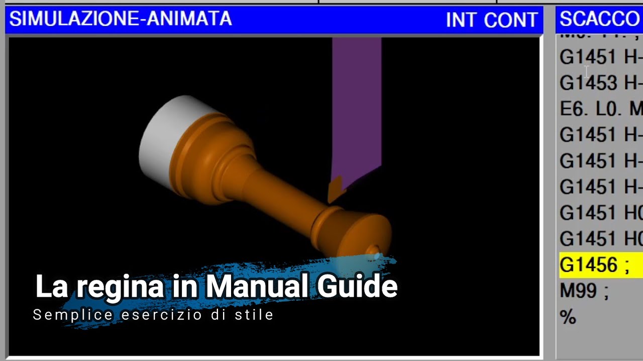 Programmare una regina degli scacchi con il manual guide, esercizio programmazione conversazionale
