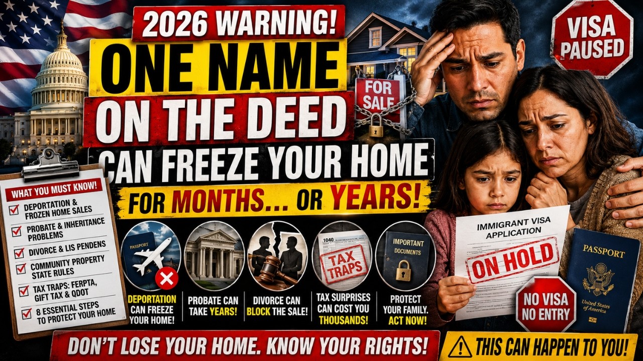 URGENT 2026 WARNING: If Your Spouse's Name Is On Your House Deed, Watch This Before It's Too Late