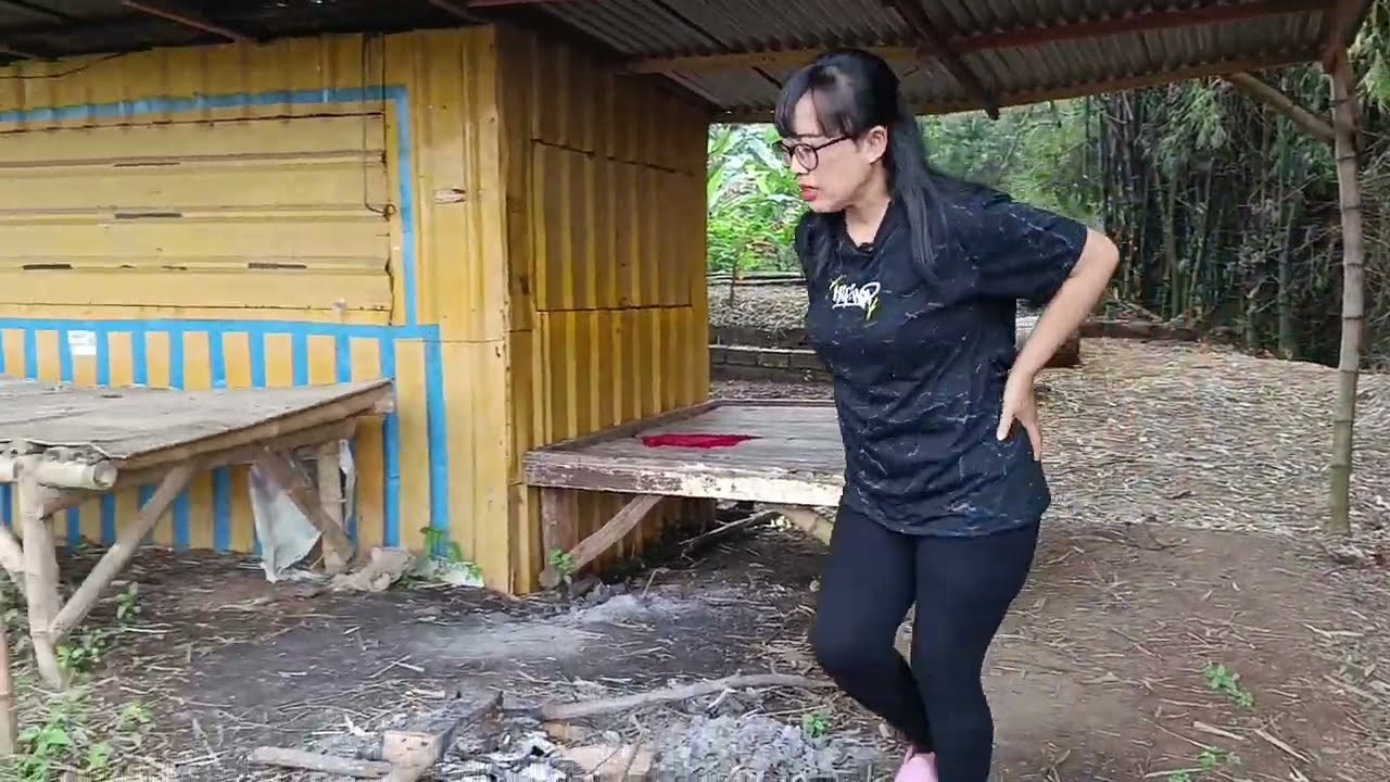 Habis masak sayur mau senam pagi