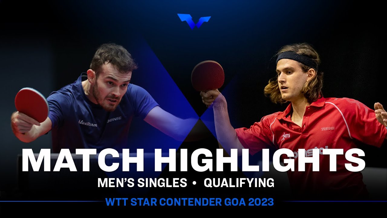 Samuel Walker vs Cristian Pletea | MS Qual | WTT Star Contender Goa 2023