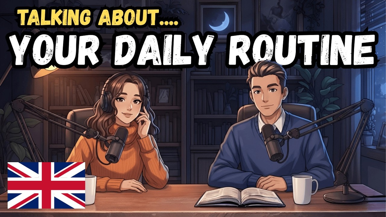 How to Talk About Your Daily Routine in English | English Conversation Practice