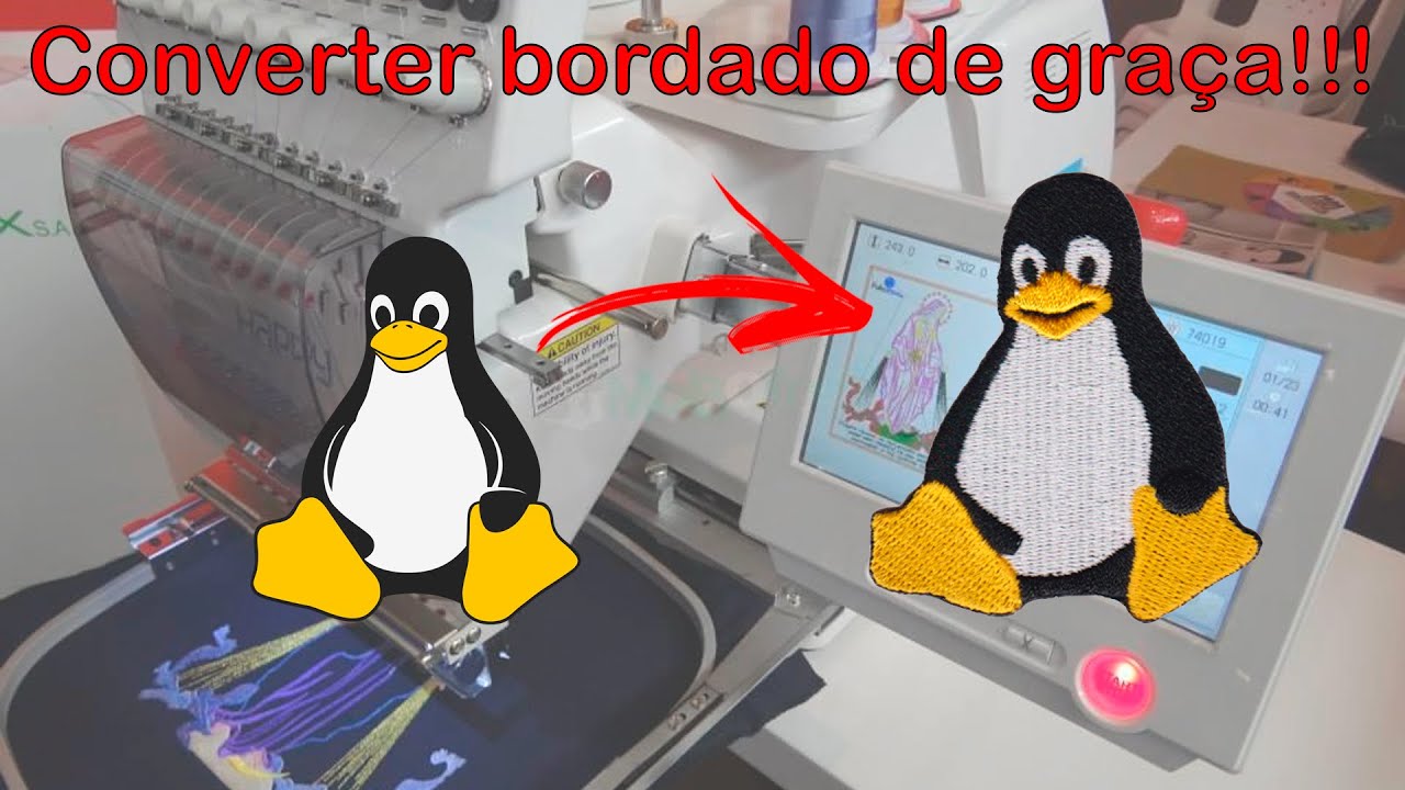 Tutorial: como converter imagem para bordado TOTALMENTE DE GRA&Ccedil;A
