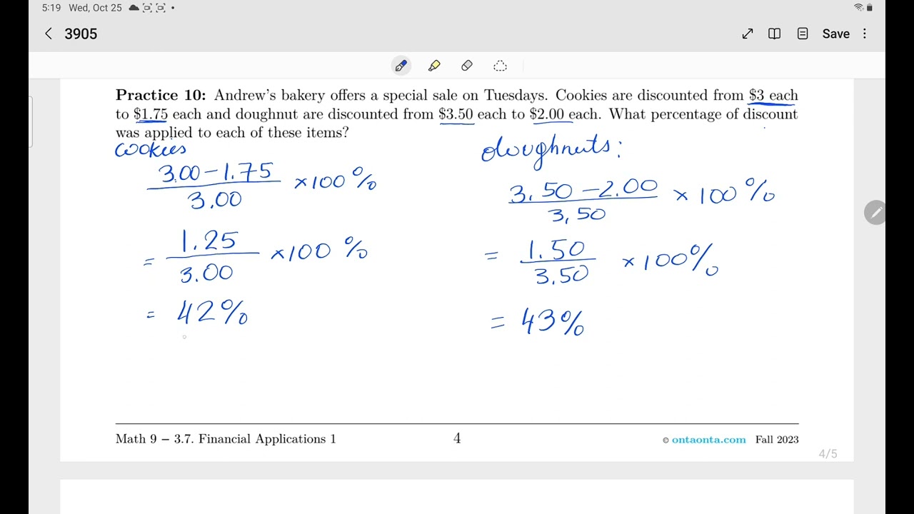 Lesson 3.7 Financial Applications