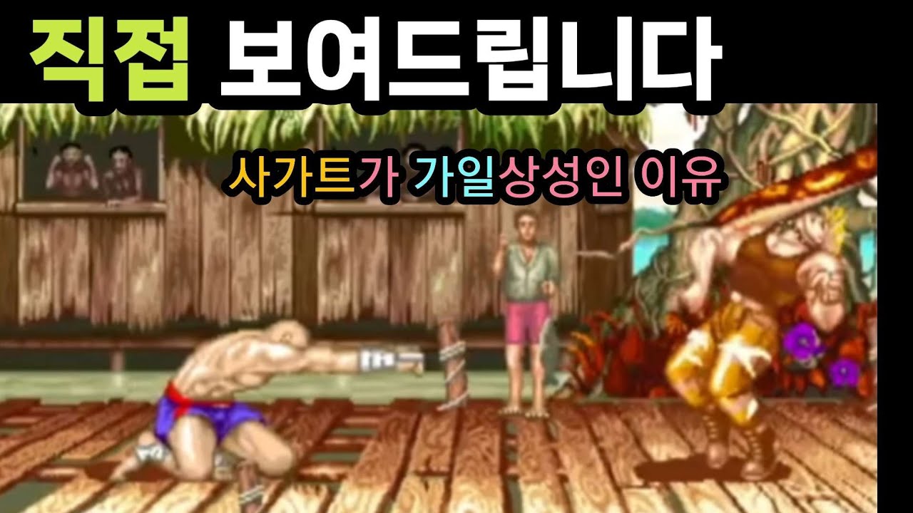 사가트가 가일 상성인 이유