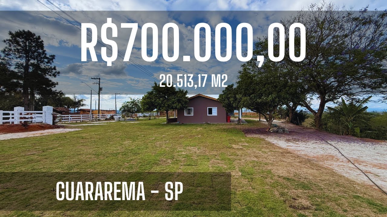 Chácara em Meio à Natureza | Guararema – SP | Oportunidade 20.513m2