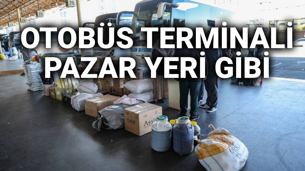 @NTV Otobüs terminali pazar yeri gibi