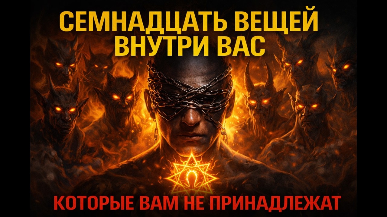 СЕМНАДЦАТЬ ВЕЩЕЙ ВНУТРИ ВАС, КОТОРЫЕ ВАМ НЕ ПРИНАДЛЕЖАТ
