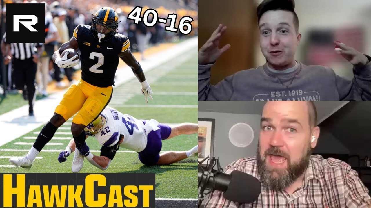 HawkCast - REVITALIZED: Complimentary Football for the Hawkeyes in 40-16 Win Over Washington