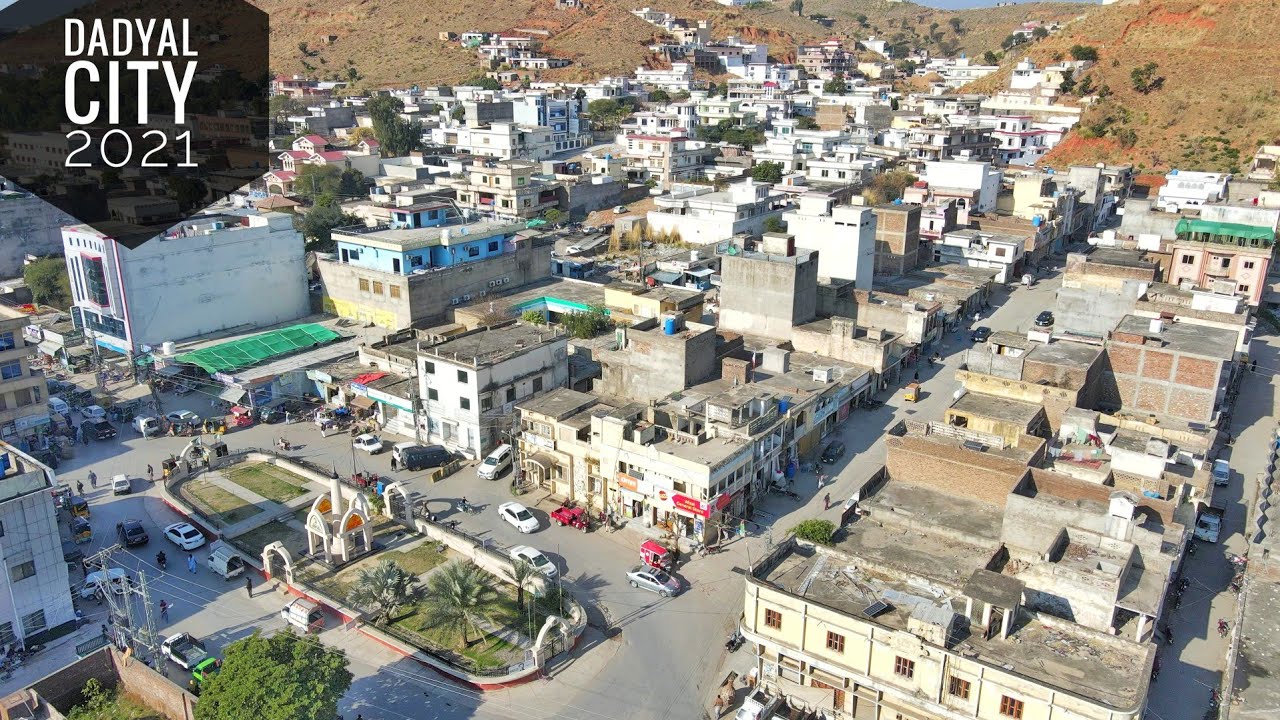 Dadyal Azad Kashmir Drone Video || Arra Jattan Dadyal To Amb Chungi and Dadyal City Full Drone Video