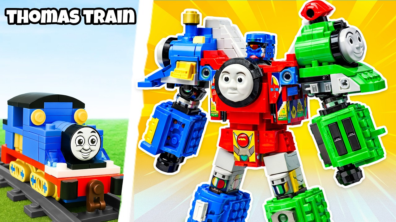 LEGO THOMAS TRAIN: Super TRAINS-FORMERS REBORN! | BricksUP