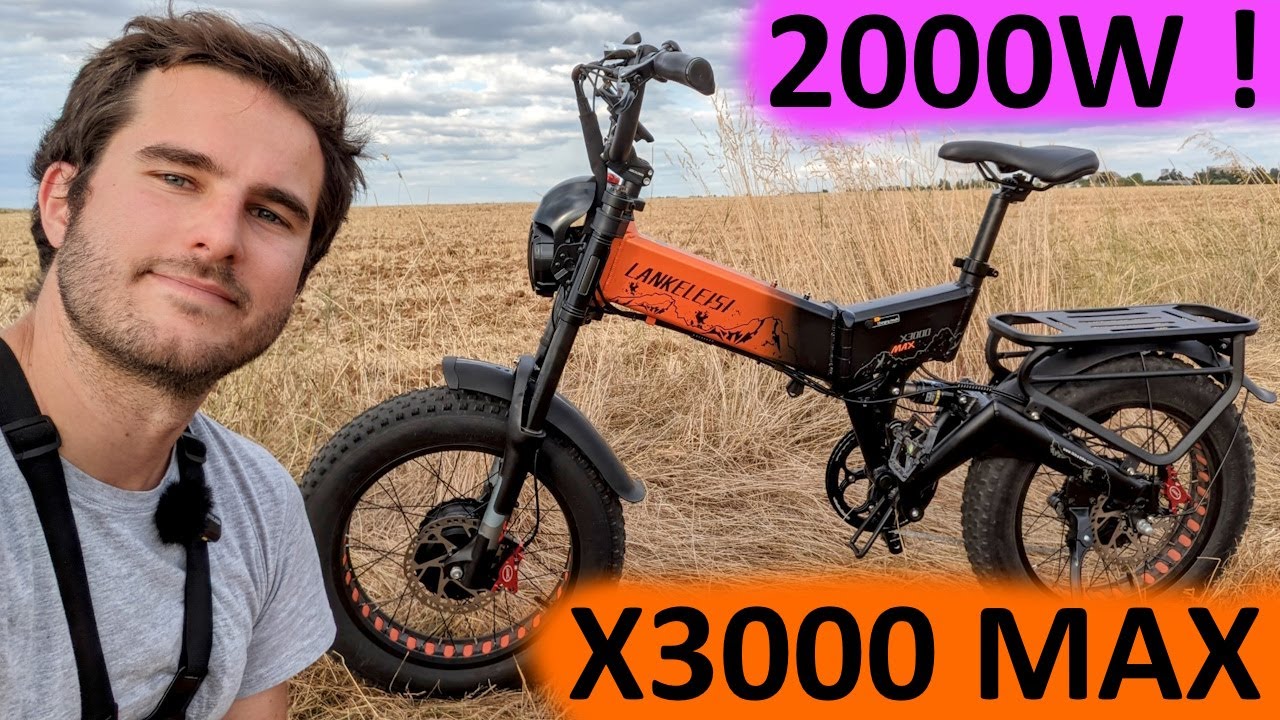 Lankeleisi x3000 max - 2 moteurs , 2000w , 20ah , accroches ton slip !