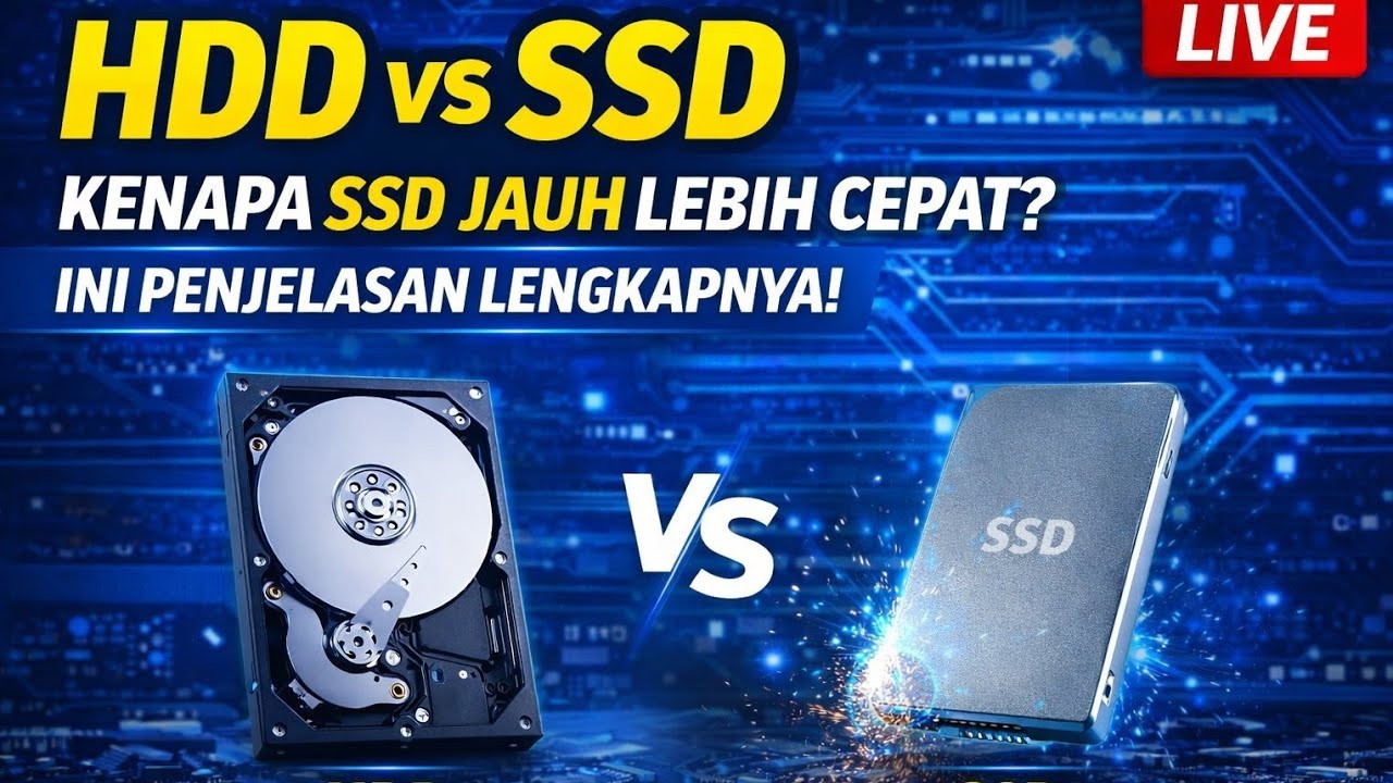 Mengapa SSD Lebih Cepat Dari HDD? Kami Jelaskan Mekanisme nya!