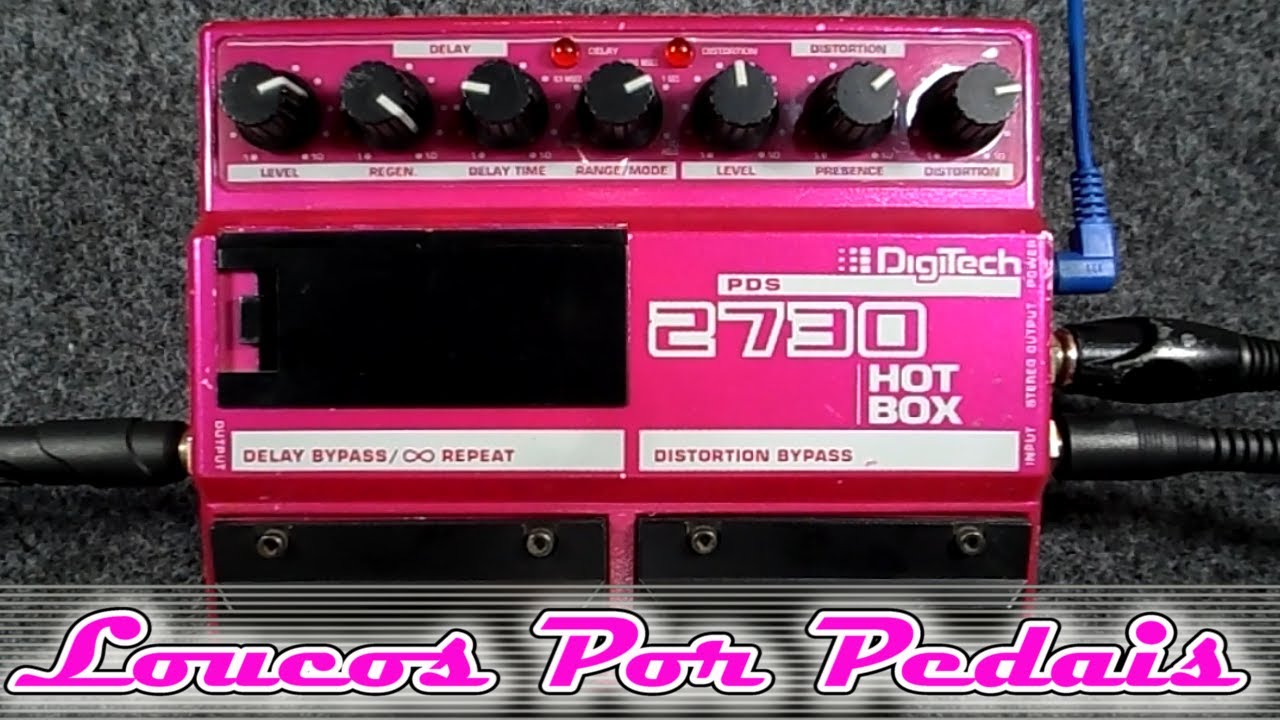 Pedal DOD Digitech 2730 HOT BOX Review / Demo