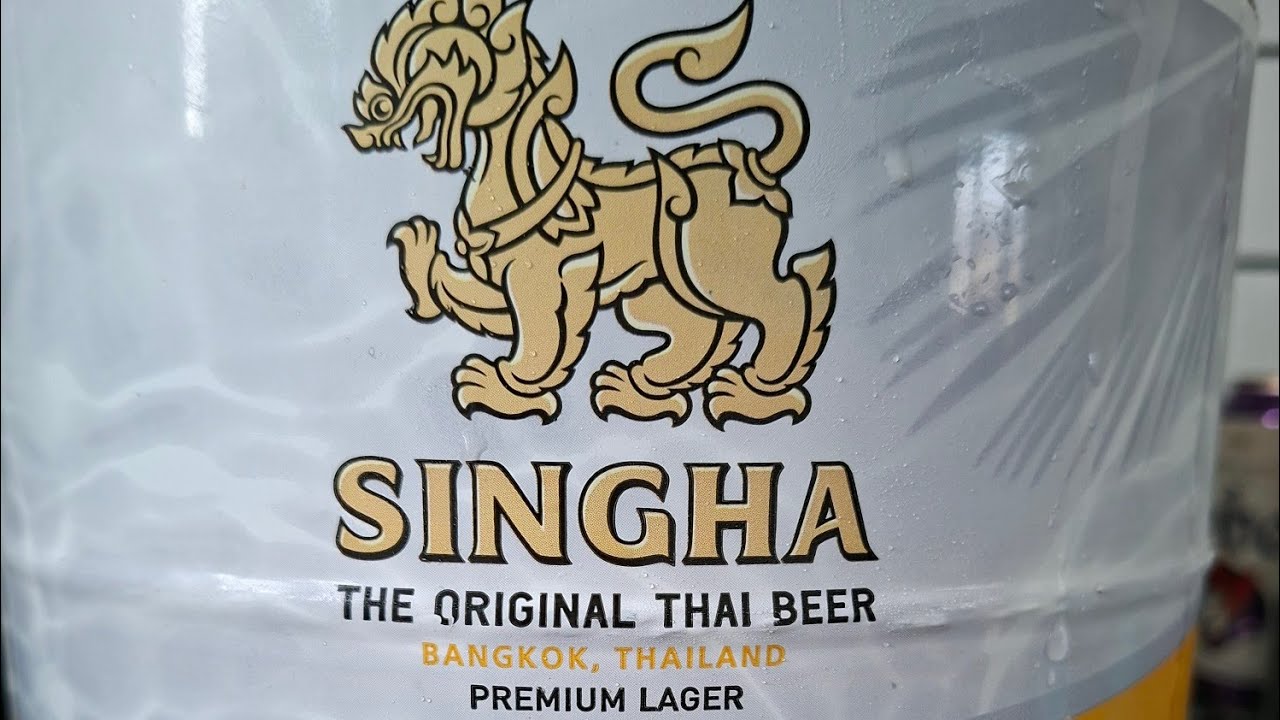 Singha Thai Lager 5% THAILAND 🇹🇭 Perfectdraft 