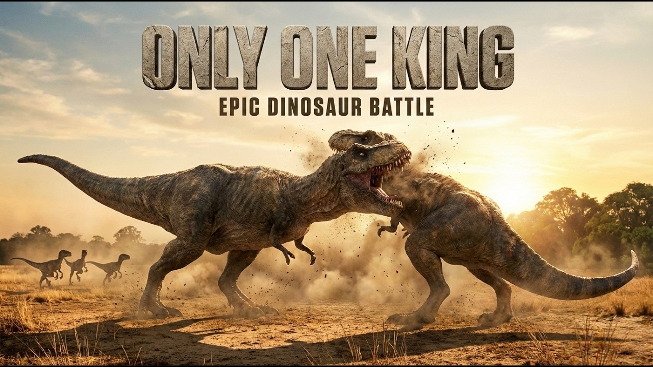 When Two Kings Collide – T-Rex vs the Ultimate Apex Predator #TRex #DinosaurBattle