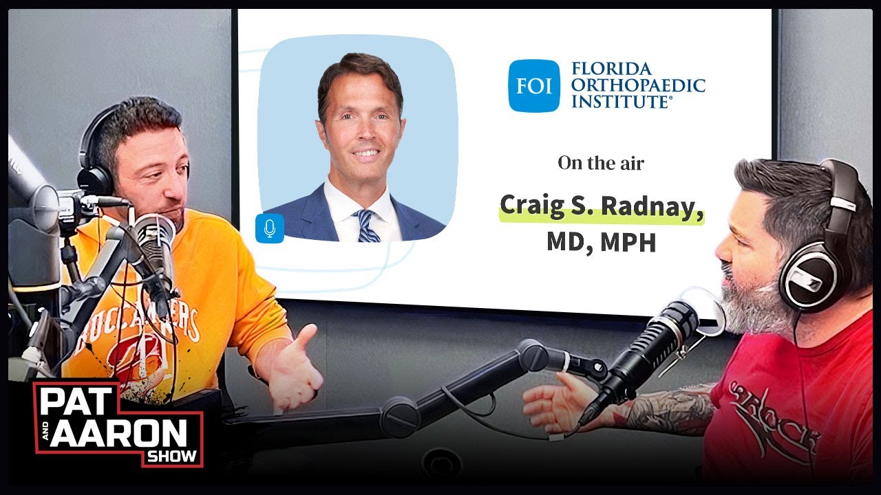 The Pat and Aaron Show Injury Report 11/14/2024 with Dr. Radnay | Florida Orthopaedic Institute