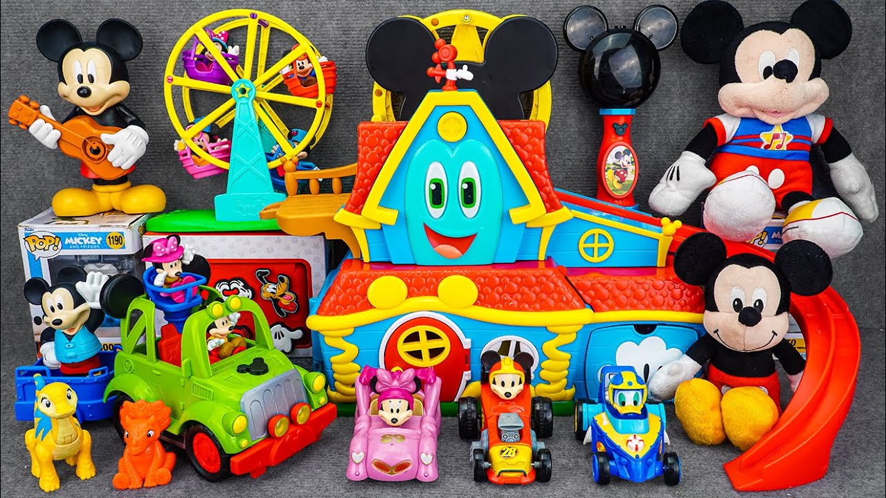 Satisfying with Unboxing Disney Junior Mickey Mouse Fun Wheel Jumbo Fun House | Review Toys ASMR
