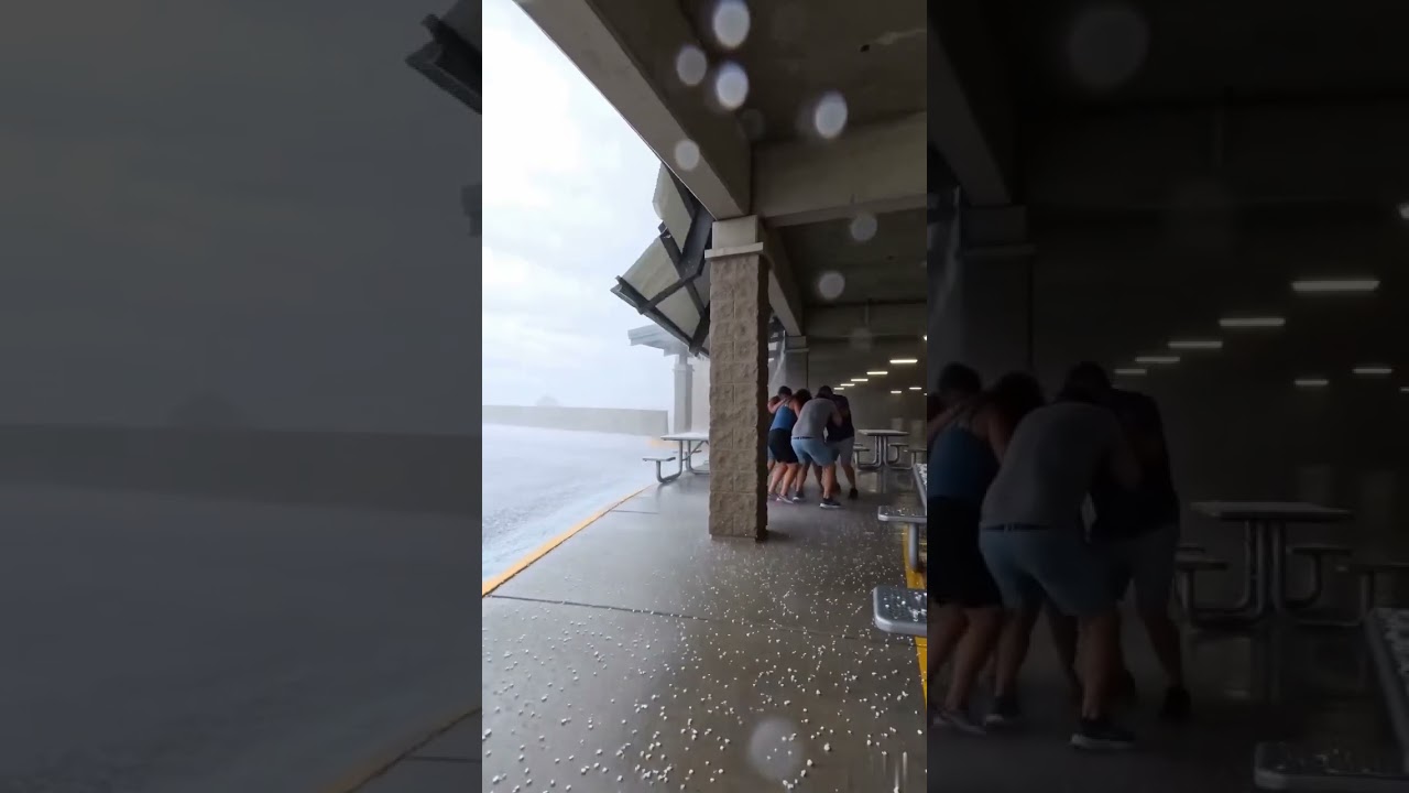 Raw CCTV Captures Flash Flood Inside a Horse Stable Aisle &acirc;&euro;&rdquo; as the Entryway Starts Flooding
